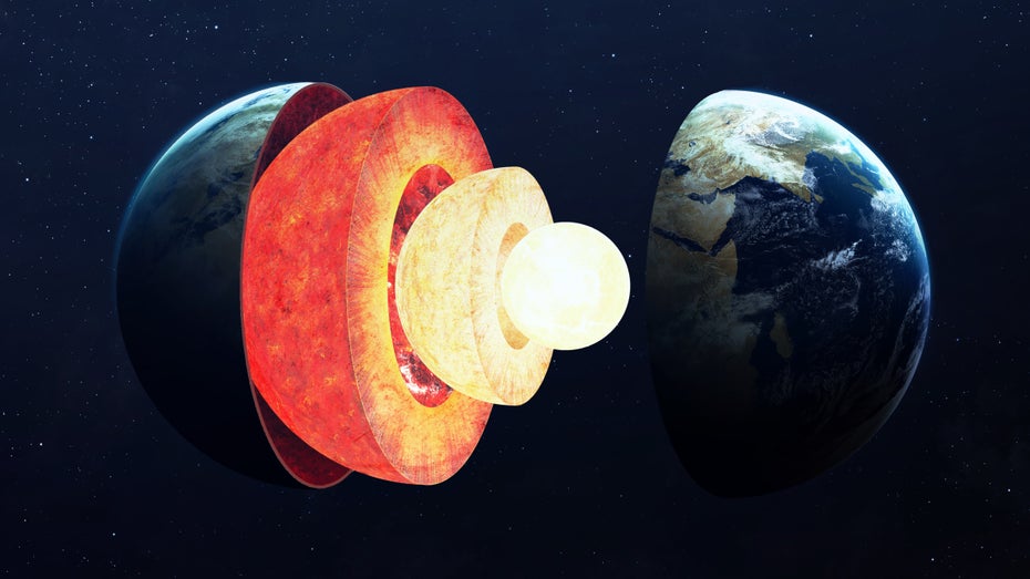 Erdkern-Theorie bestätigt: Studie entdeckt 650 Kilometer große Metallkugel Erdkern-Theorie bestätigt: Studie entdeckt 650 Kilometer große Metallkugel