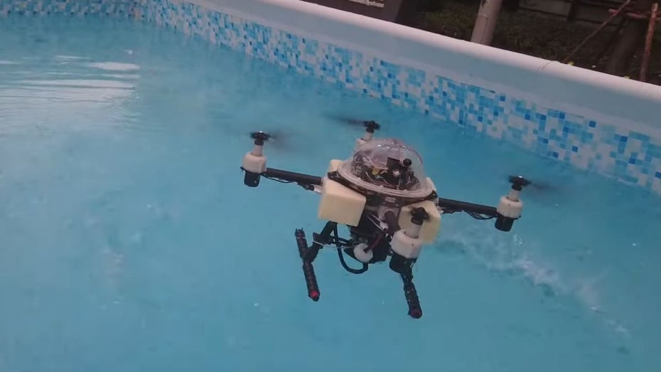 Mirs-X: Diese Drohne fliegt und schwimmt