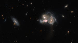 Hubble schießt spektakuläres Foto von verschmelzenden Galaxien