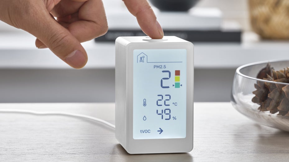 Ikea: Neuer Luftqualitätssensor Vindstyrka als smarter Helfer für saubere Luft