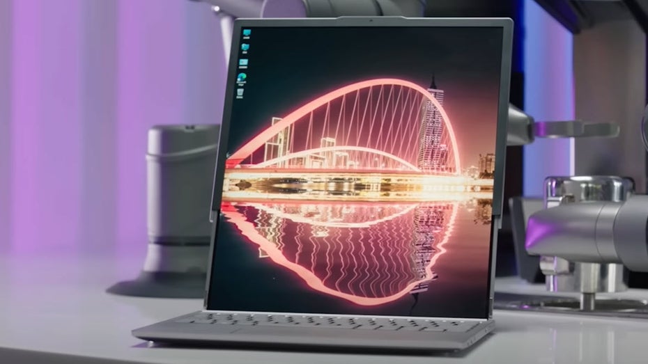 Laptop zum Ausrollen: Lenovo zeigt das neue Konzept auf MWC
