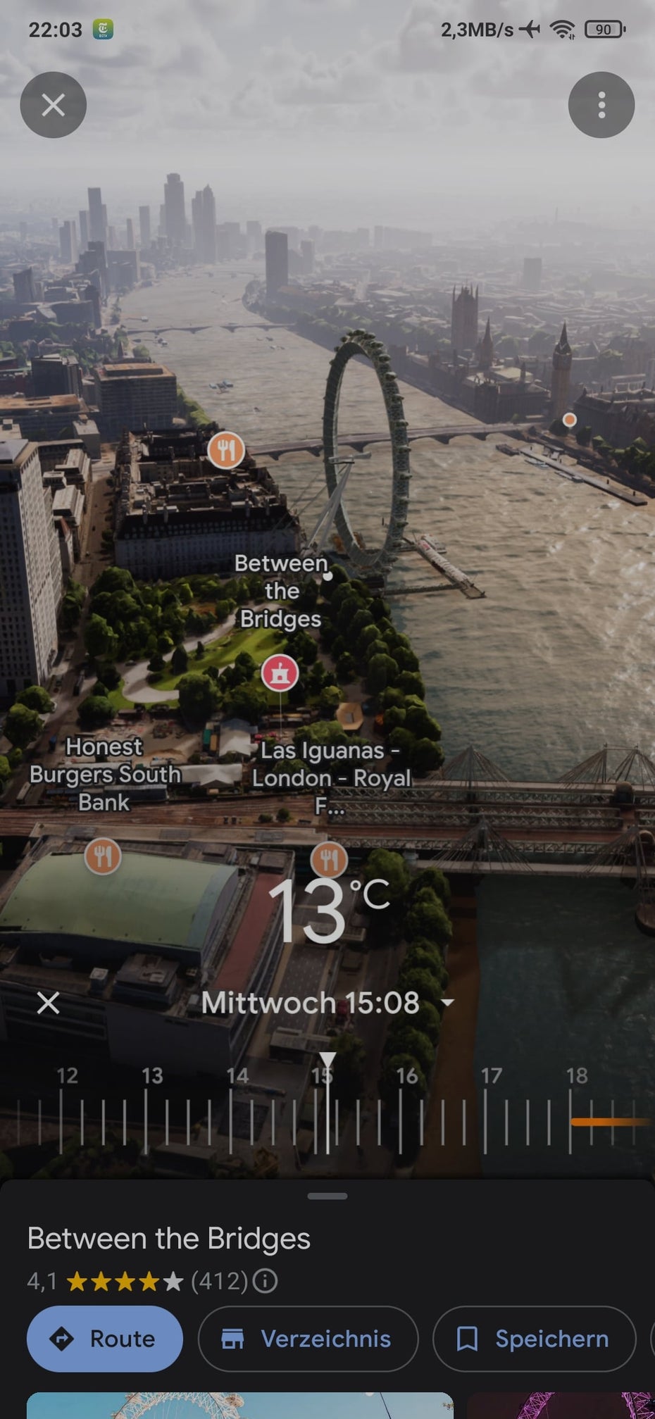 Immersive View in Google Maps