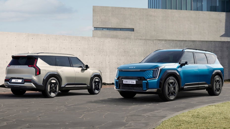 Kia EV9: Vollelektrisches Familien-SUV mit Drehsitzen und bis zu 540 km Reichweite