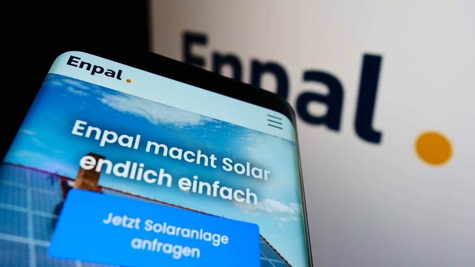 Website des Solaranlagenanbieters Enpal. (Foto: Shutterstock / Wirestock Creators)