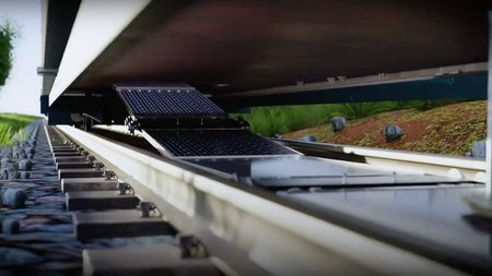 Ausrollbare „Solarteppiche“: Dieses Startup will Solarmodule auf Bahnstrecken verlegen