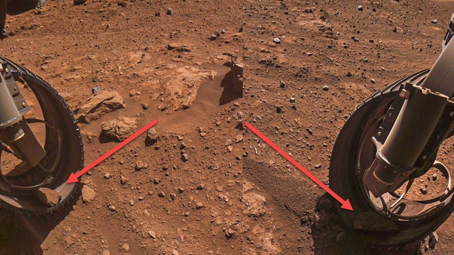 Begleitet ihn überall hin: Der Mars-Rover hat einen neuen Freund Begleitet ihn überall hin: Der Mars-Rover hat einen neuen Freund