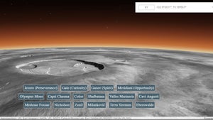 Mit dieser interaktiven Karte kannst du über den Mars wandern