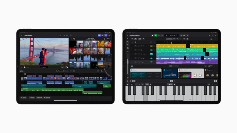 Kreativ-Tools: Apple bringt Final Cut Pro und Logic Pro auf das iPad Kreativ-Tools: Apple bringt Final Cut Pro und Logic Pro auf das iPad