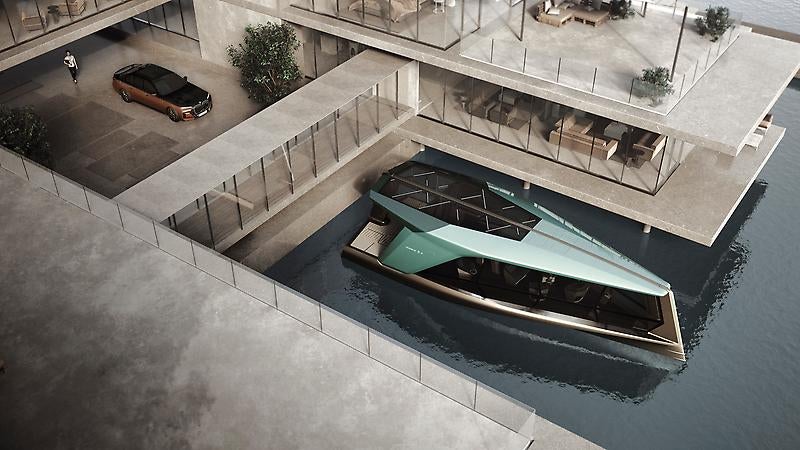 BMW stellt stylishes Elektroschiff in Cannes vor