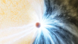 Verstörender Blick in die Erdzukunft: Sterbender Stern verschlingt Exoplanet