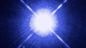Besonderer Sternenfund: Zwergstern fängt an, ein Diamant zu werden