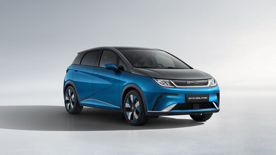 Der Dolphin von BYD - der chinesische Autohersteller macht VW jetzt auch in Europa Konkurrenz. (Foto: BYD) BYD Dolphin: E-Kompaktmodell als Antwort auf den ID 3 kostet in Europa ab unter 30.000 Euro