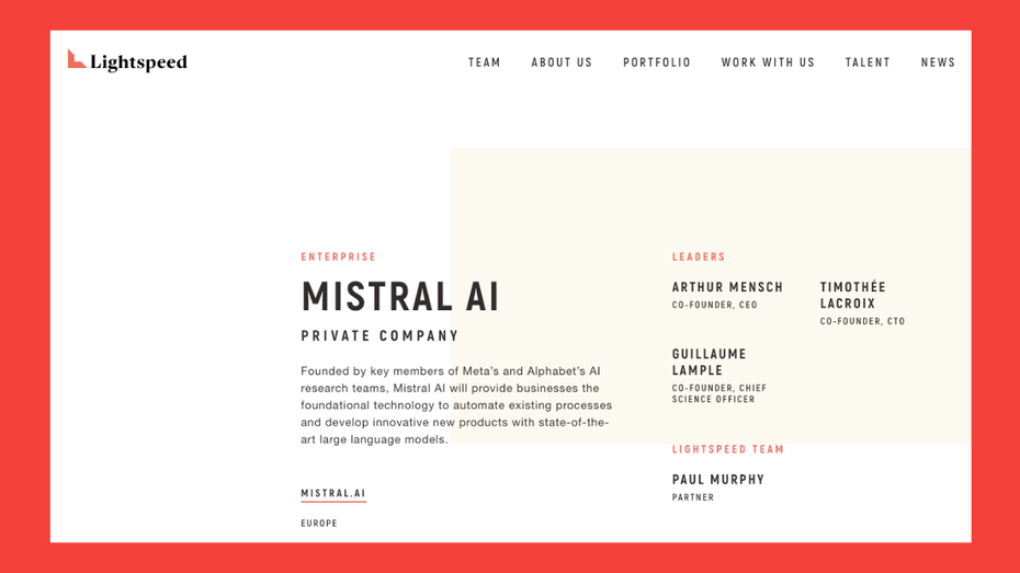 Mistral AI: Größte Seedingrunde Europas geht an ein Startup ohne Produkt