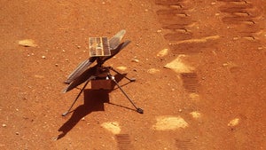 Mars-Helikopter Ingenuity schießt nach Notlandung beeindruckendes Bild