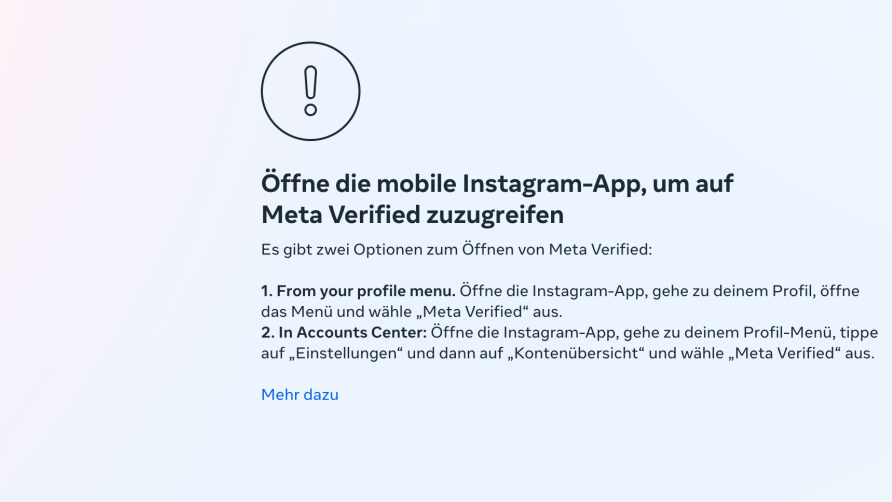 Meta Verified: Jetzt werden die blauen Haken auch in Deutschland kostenpflichtig Meta Verified: Jetzt werden die blauen Haken auch in Deutschland kostenpflichtig