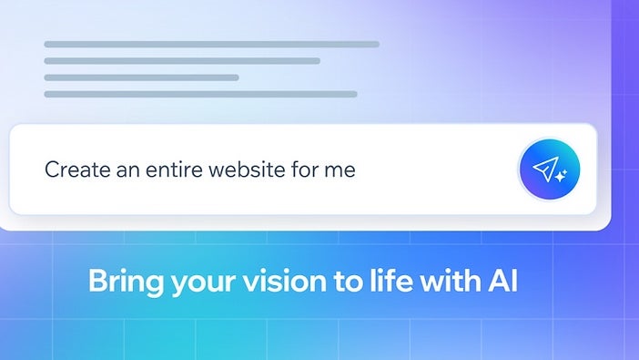 KI-Website-Generator von Wix soll Seiten im Handumdrehen erstellen können. (Bild: Wix) KI-Website-Generator Wix