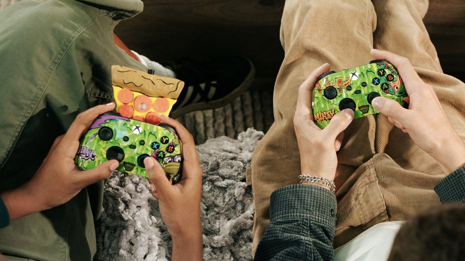 Bei diesem Anblick bekommen Gamer bestimmt direkt Bock auf Pizza. (Foto: Xbox) Duftende Spielerfahrung: Microsofts neuer Xbox-Controller riecht nach Pizza