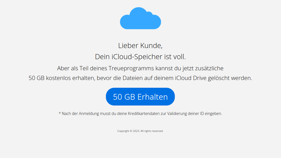 Polizei warnt Apple-User: Betrüger verschicken iCloud-Phishing-Mails für mehr Speicherplatz