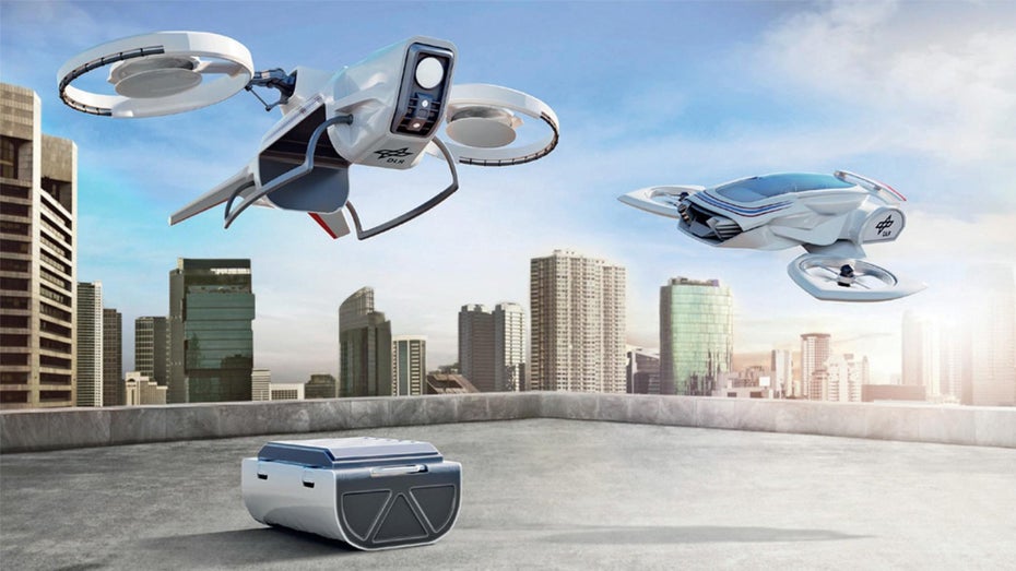 Flugtaxis und Drohnen könnten in deutschen Städten fliegen. (Bild: DLR) In diesen Städten gibt es Potenzial für Flugtaxis und Drohnen