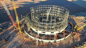 So sieht die erste Hälfte des größten Teleskops der Welt aus