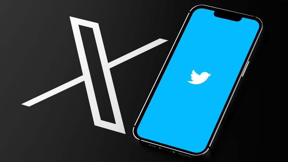 Aus Twitter wird X: und ein User verliert seinen lang genutzten Handle @x. (Bild: Shaheerrr/Shutterstock) Twitter-User mit dem Handle @x muss in die Röhre schauen