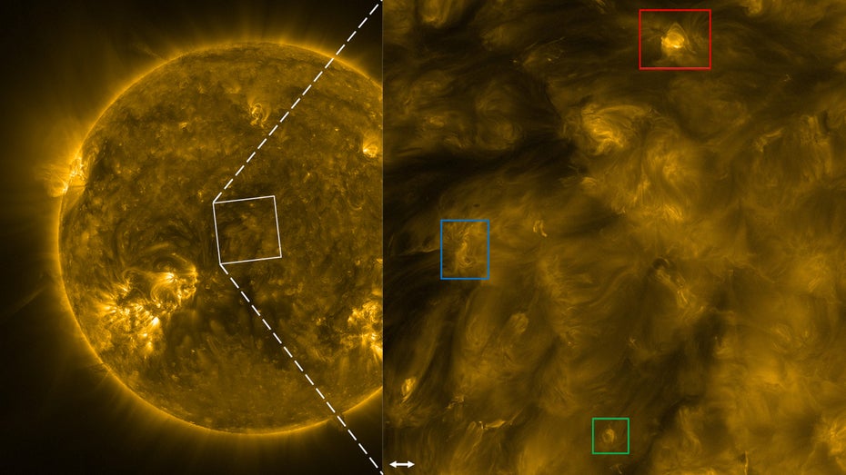 Magnetische Wellen könnten die Sonnenkorona erhitzen. (Bild: Solar Orbiter/EUI Team) Darum ist die Sonne außen heißer als innen: Forscher liefern erstmals Erklärung
