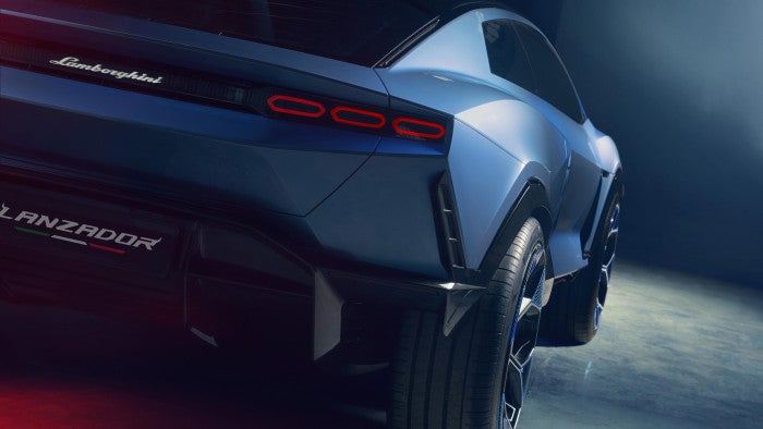 Der Lamborghini Lanzador ist ein 2+2-Sitzer. (Bild: Lamborghini) Lamborghini Lanzador: Das erste E-Auto der Luxusmarke hat 1.360 PS