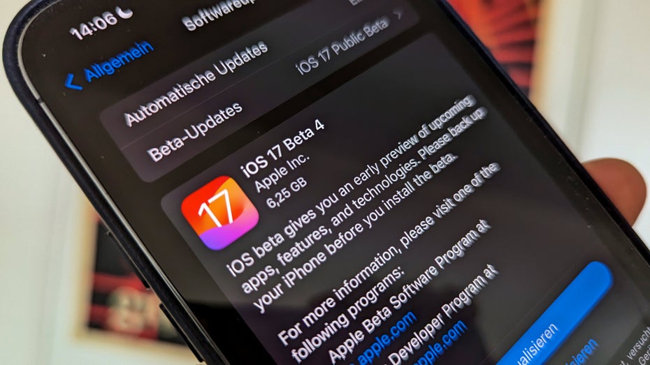 iOS 17 und Android 14: Betaversionen sind keine fertigen Updates iOS 17 und Android 14: Betaversionen sind keine fertigen Updates