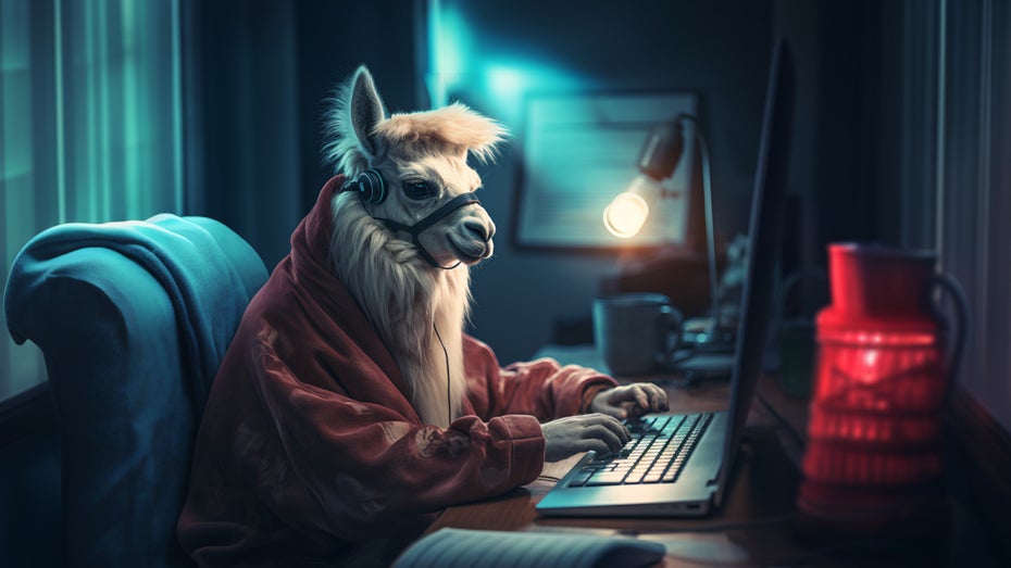 Mit Code Llama bietet auch Meta ein KI-basiertes Coding-Tool an. (Grafik: Midjourney / t3n) Code Llama: Meta veröffentlicht Alternative zu GitHubs Copilot