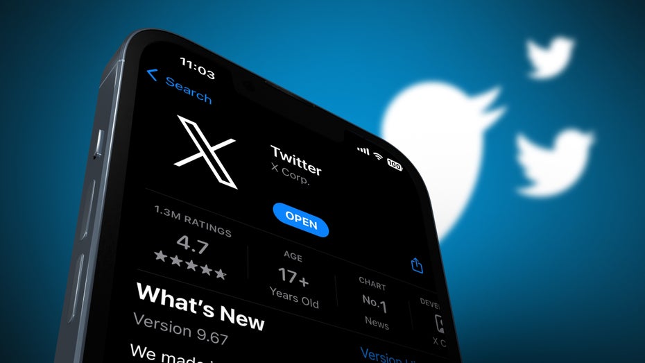 Elon Musk hat aus Twitter X gemacht. (Bild: bluecat_stock / Shutterstock) Twitter: X stellt verschwundene Bilder wieder her