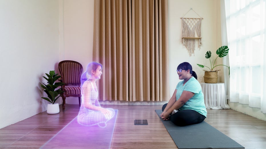 Sitzen wir bald mit KI-Hologrammen im Wohnzimmer? (Foto: SPK Studio Images / Shutterstock) Zukunft der KI: Persönliche Hologramme werden Realität