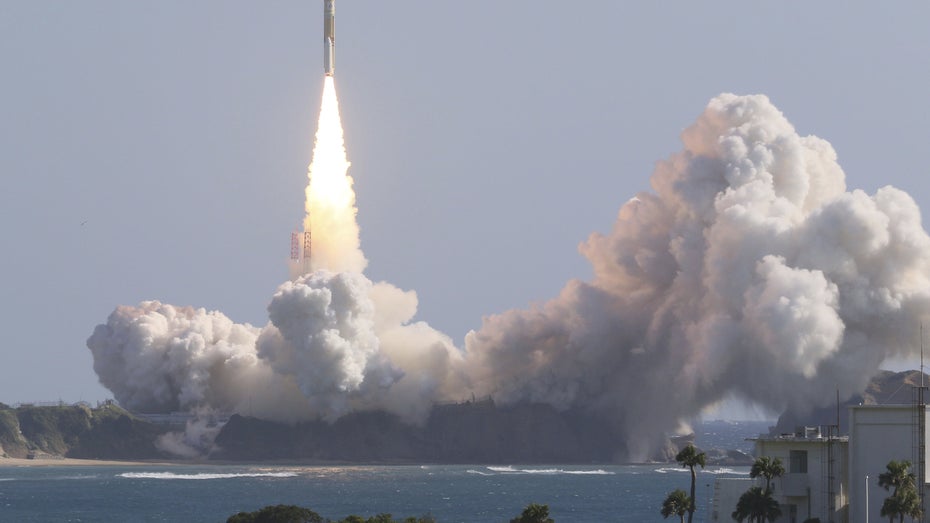 Die japanische Mondmission ist erfolgreich gestartet. (Foto: dpa) Im Video: Japan startet mit Slim zum Mond