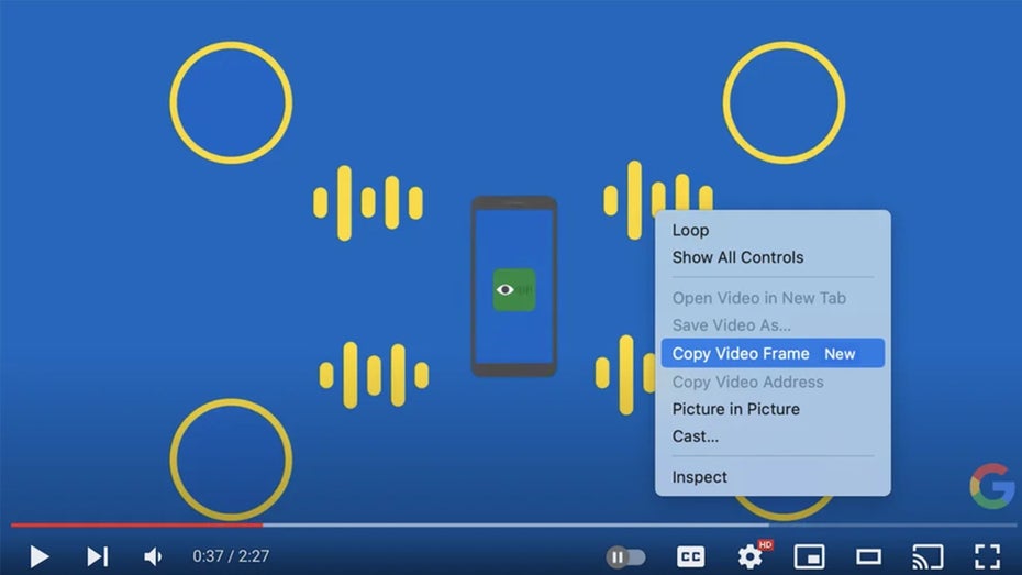 Google hat die Option kürzlich hinzugefügt. (Foto: Google) So macht ihr jetzt ganz einfach Video-Screenshots mit Chrome