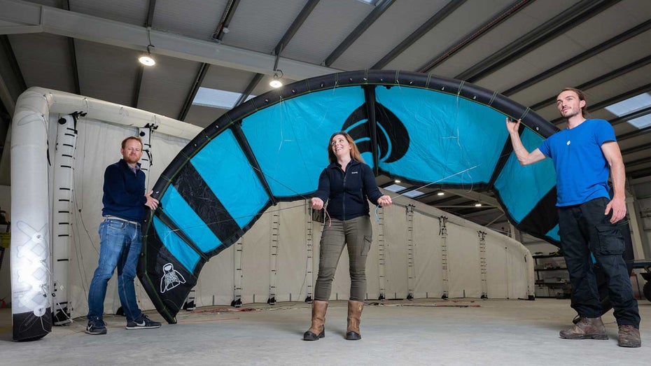 Der Drache könnte bisherige Techniken unterstützen. (Foto: RWE) Jungfernflug: RWE testet Flugdrachen für die Energiegewinnung