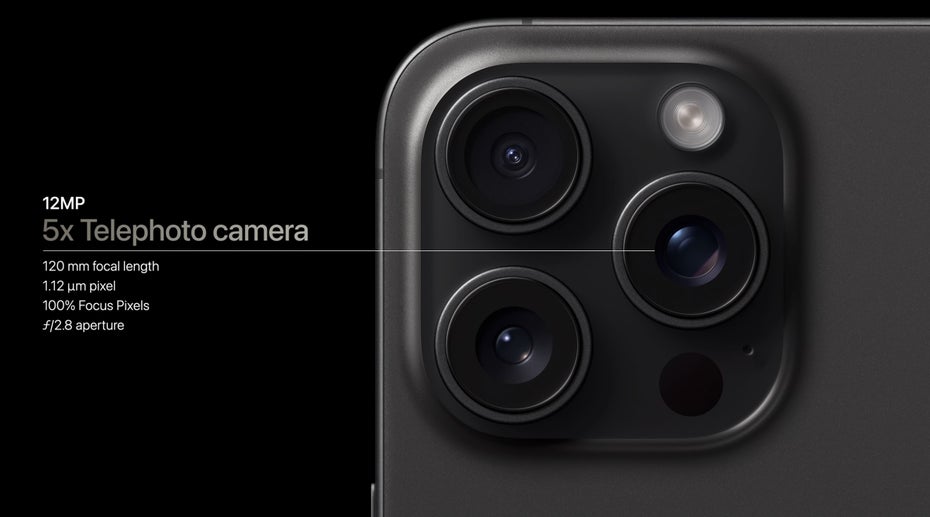 Die Kamera des iPhone 15 Pro Max