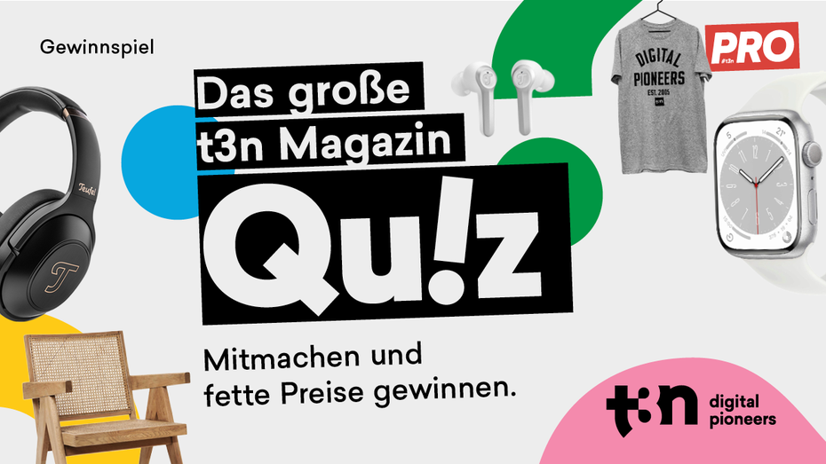 Quizheads aufgepasst: Zeig uns dein Wissen beim großen t3n-Magazin-Quiz