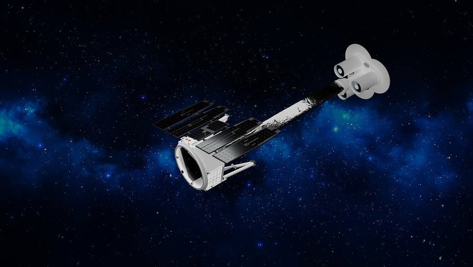 Nasa-Röntgenteleskop IXPE. (Illustration: Nasa) Nasa-Röntgenteleskop IXPE