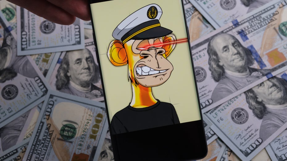 Ging für fast 1,4 Millionen US-Dollar über den Tisch: der BAYC 3749. Heute ist er noch 148.000 Dollar wert. (Foto: mundissima/ Shutterstock.com) Bored-Ape-Yacht-Party: NFT-Partygäste klagen über schwere Augenverletzungen