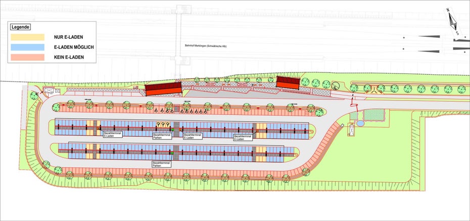 Ladepark Bahnhof Merklingen