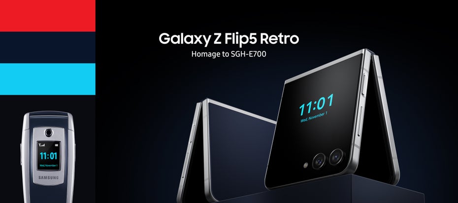 Das neue Galaxy Z Flip 5 Retro