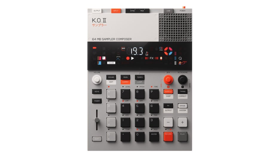 Teenage Engineering: Neuer Sampler EP-133 K.O. II ist schick und nicht teuer. (Bild: Teenage Engineering) Teenage Engineering Sampler