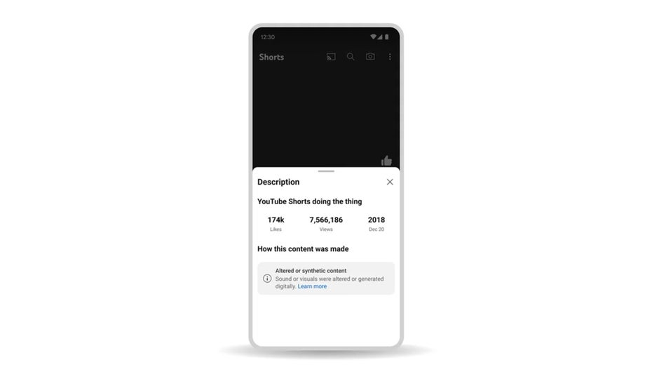 Youtube gibt bekannt, wie es mit KI umgehen möchte. (Foto: Youtube) So geht Youtube künftig mit KI-Inhalten um