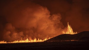 Vulkanausbruch bei Grindavík: Hier könnt ihr die Lavaeruptionen live sehen