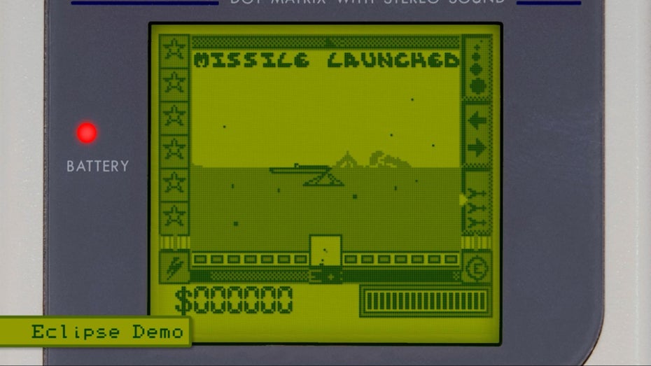 Bei Eclipse kämpft man erst auf dem Boden und fliegt anschließend durch Tunnel. (Bild: Video Game History Foundation) Schon auf dem Gameboy: So brachte ein 17-jähriger Gamer die 3D-Ära zu Nintendo