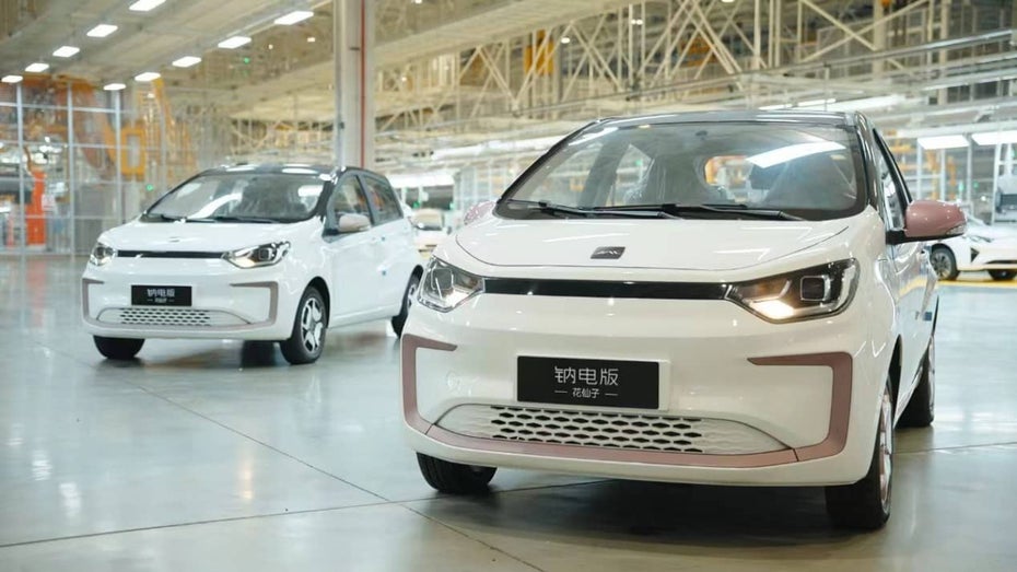 VW-Partner Jac bringt erstes E-Auto mit Natrium-Ionen-Batterie auf den Markt VW-Partner Jac bringt erstes E-Auto mit Natrium-Ionen-Batterie auf den Markt