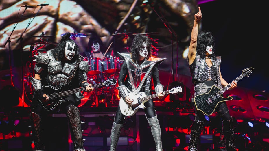 Kiss wird künftig nur noch digital auftreten. (Foto: Tony Norkus / Shutterstock) Kiss: Kultband lässt digitale Avatare für sich touren