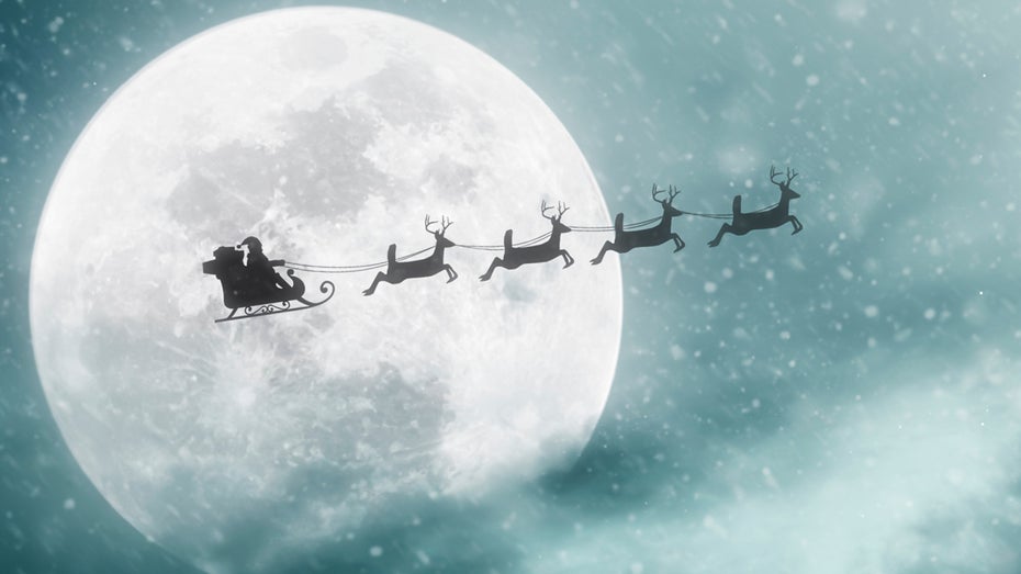 So verfolgt ihr den Weihnachtsmann live. (Foto: Jess Rodriguez / Shutterstock) Weihnachtsmann-Tracker: Dank Google kannst du am Heiligabend seine Reise live verfolgen