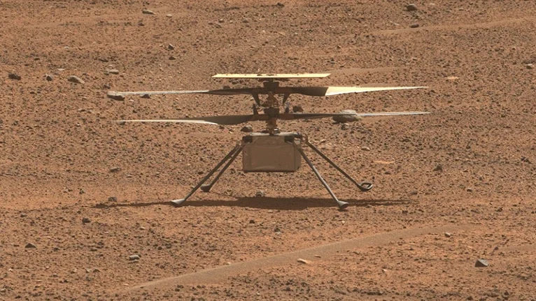 Mars-Helikopter Ingenuity: So weit wurde ein Rotorblatt weggeschleudert
