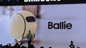 Samsung Ballie: Dieser süße Roboter soll dir beim Training helfen