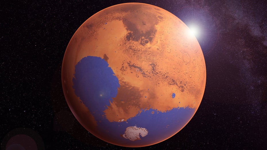 Mars: Riesige Eisformation könnte den gesamten Planeten mit einer Wasserschicht bedecken